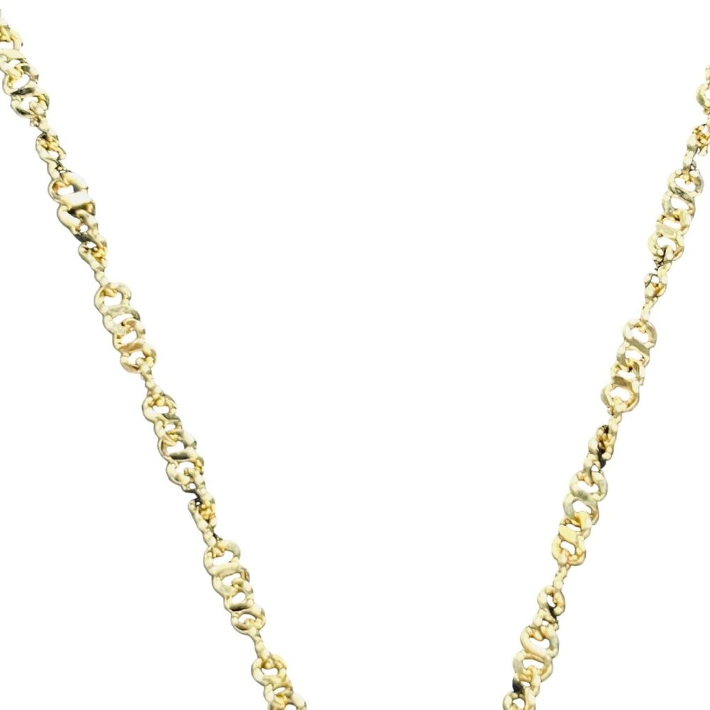 Nolan Miller Gold Tone Necklace With Double Swan Crystal Pendant (6004-1-2) - Picture 5 of 9
